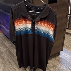 Rang 48 Men's Multicolor Striped Polo Shirt